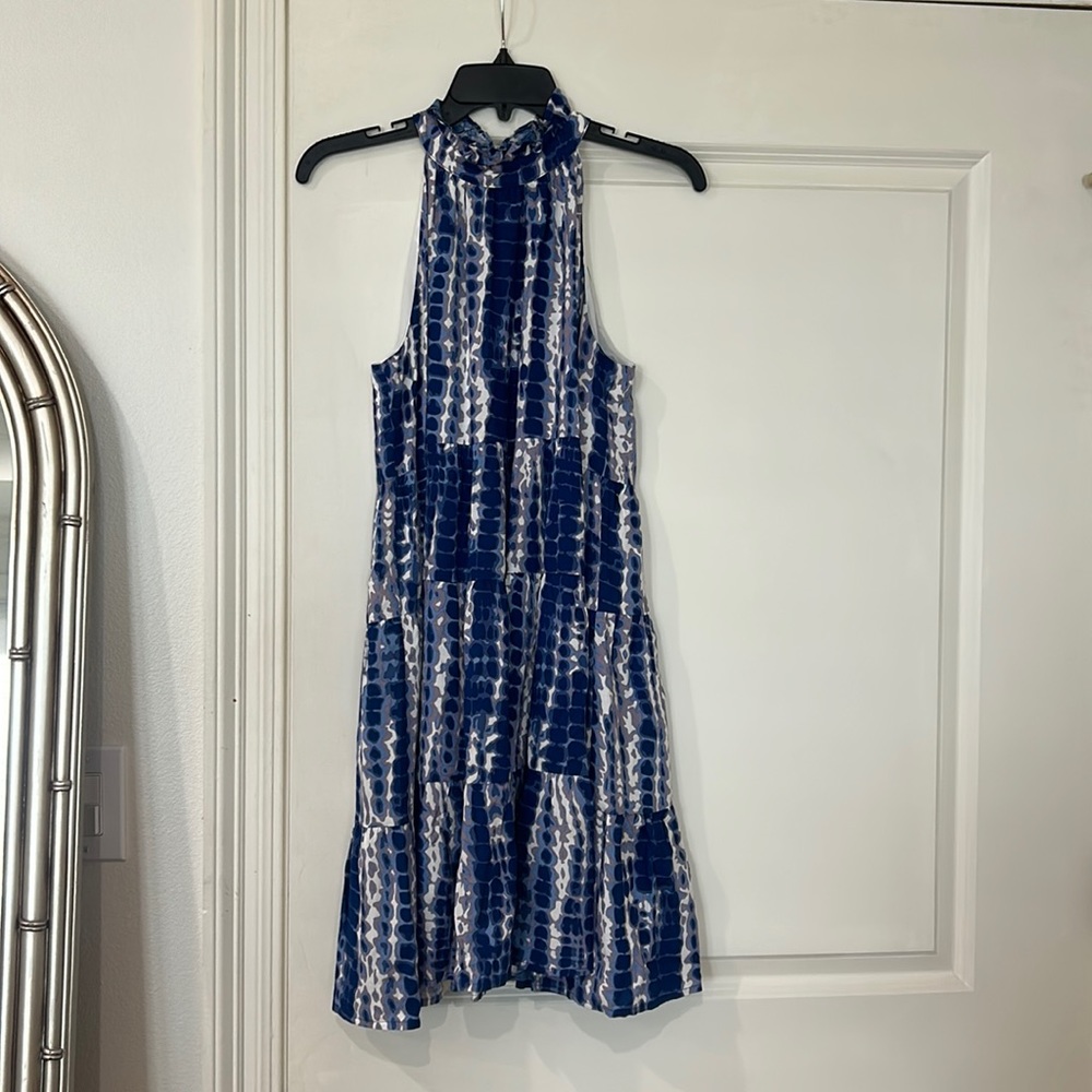 Cute boutique dress. Size small. Blue and purple